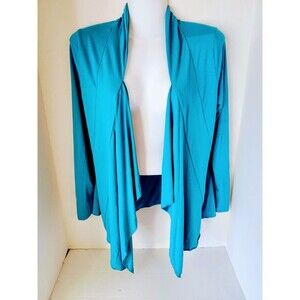 Urban Coco Women's Cardigan Teal Size Small